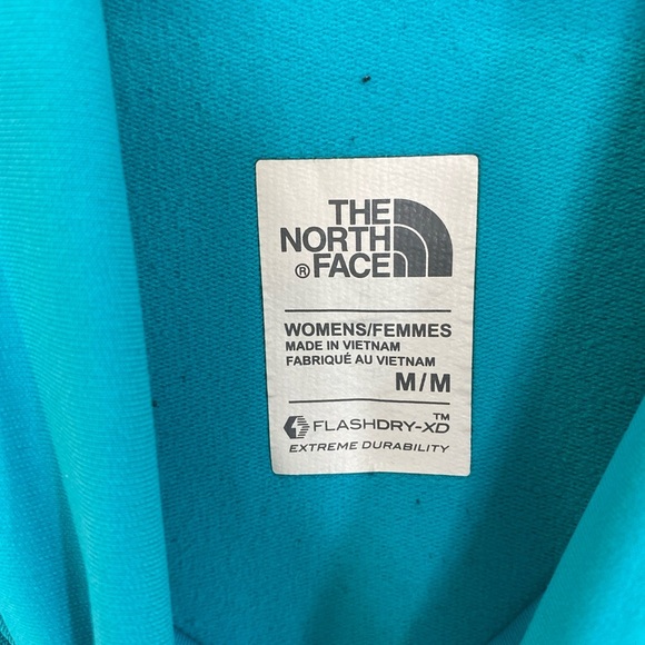 The North Face Womens Cowl Neck Pullover Medium Teal - Picture 3 of 6